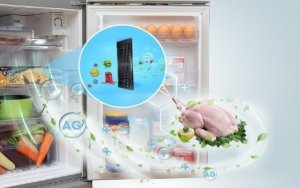 Công nghệ kháng khuẩn và khử mùi Ag+ - Tủ lạnh