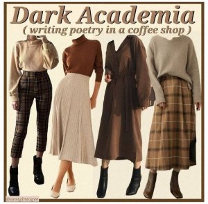 Phong cách thời trang Dark Academia