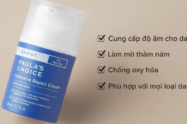 Kem dưỡng ẩm ngăn ngừa lão hóa Paula’s Choice Resist Intensive Repair Cream