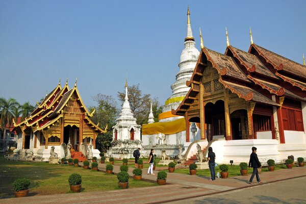 Hình ảnh chùa Wat Phan Tao tại Chiang Mai - Thái Lan