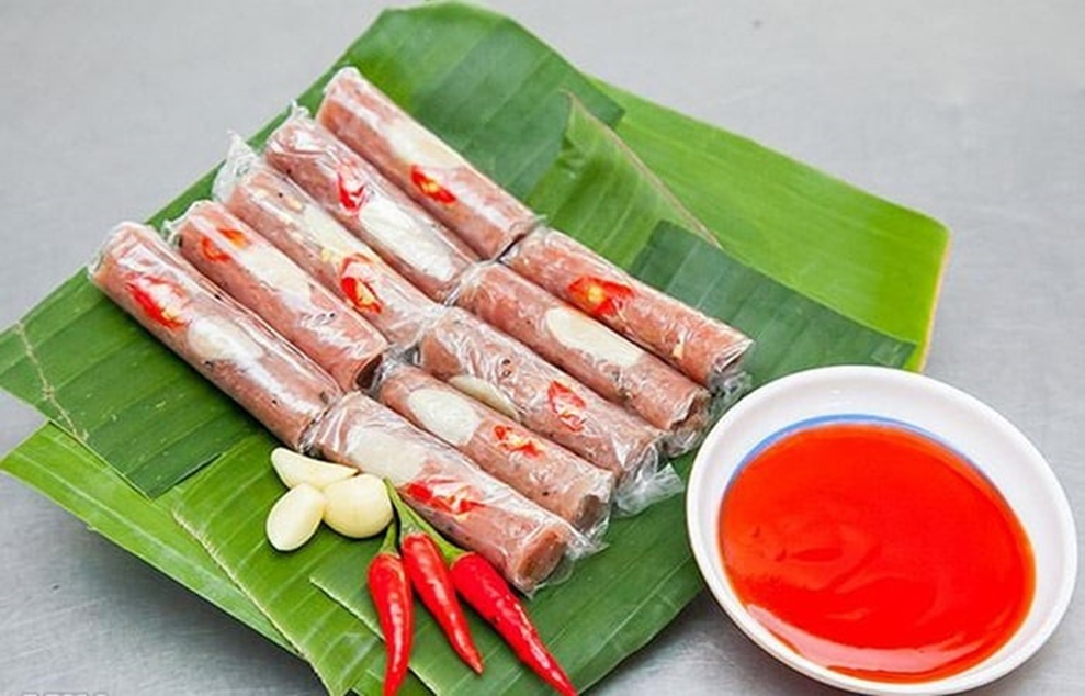   Nem chua Thanh Hóa mang đến độ tươi từ thịt 