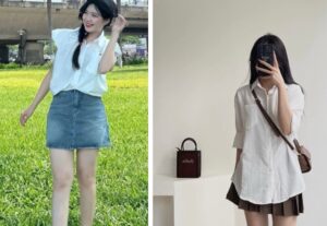 Outfit đi chơi, đi học xinh cho các nàng. phong cách thời trang