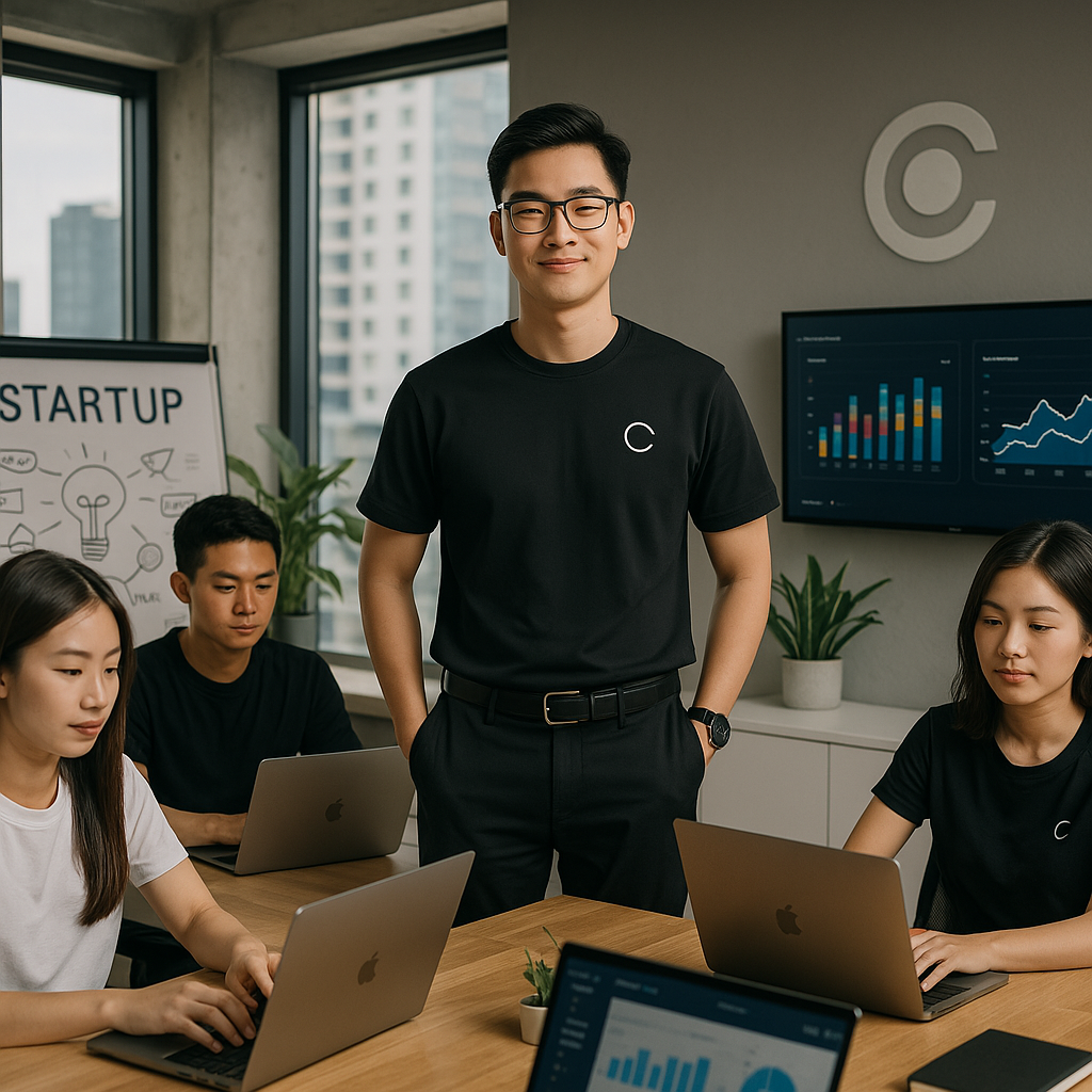 CEO trẻ người Việt dẫn dắt đội ngũ startup trong môi trường hiện đại.