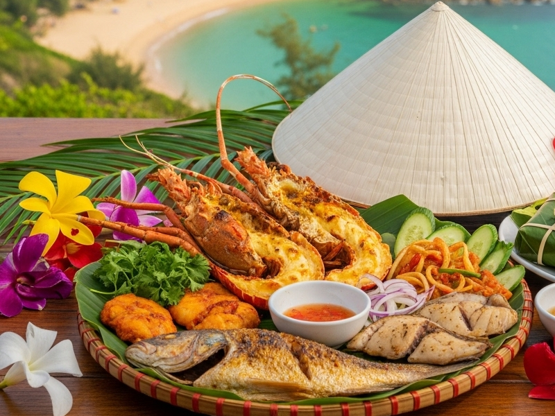 Thưởng thức ẩm thực Côn đảo với Tôm hùm, cá nướng khi ngắm phong cảnh thiên nhiên Thưởng thức ẩm thực Côn đảo với Tôm hùm, cá nướng khi ngắm phong cảnh thiên nhiên