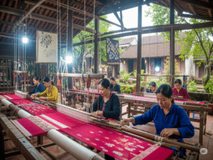 Làng lụa Vạn Phúc - một làng nghề truyền thống tại Việt Nam