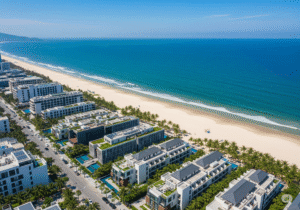 Bãi biển Mỹ Khê Đà Nẵng - Cảnh biển đẹp và resort sang trọng.