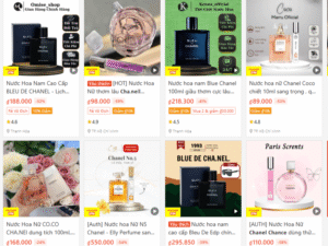 nước hoa giả giá rẻ