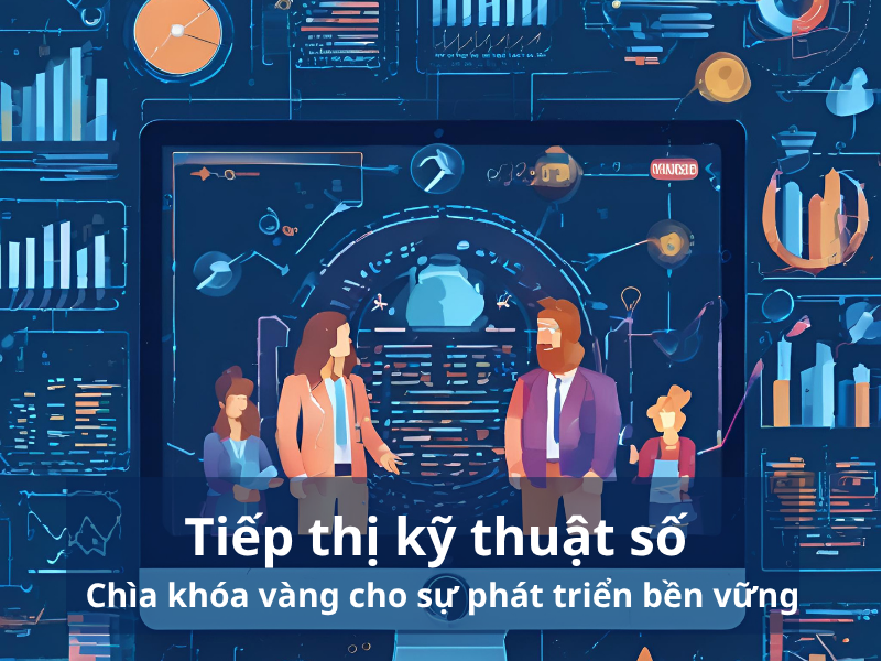 Tiếp thị kỹ thuật số với các chuyên gia phân tích dữ liệu và biểu đồ số liệu hiện đại 