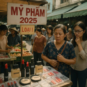 Mỹ phẩm loại I – niềm tin lạc lối giữa chợ trời năm 2025