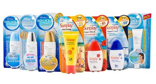 Các sản phẩm tiêu biểu - Kem chống nắng Sunplay