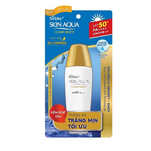 Kem chống nắng Sunplay Skin Aqua Clear White SPF50+ PA++++. - Kem chống nắng Sunplay 