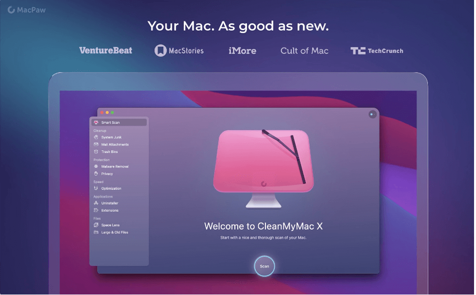 CleanMyMac - Tăng tốc Macbook