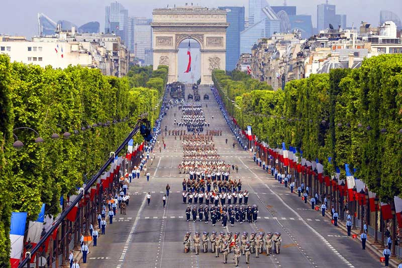 Đại Lộ Champs Elysees tại Paris, Pháp