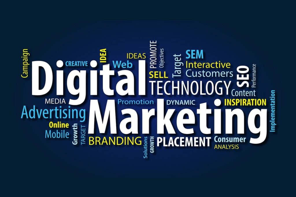 Mô tả sự đa dạng, thông minh, hiện đại và linh hoạt trong hoạt động của Digital Marketing