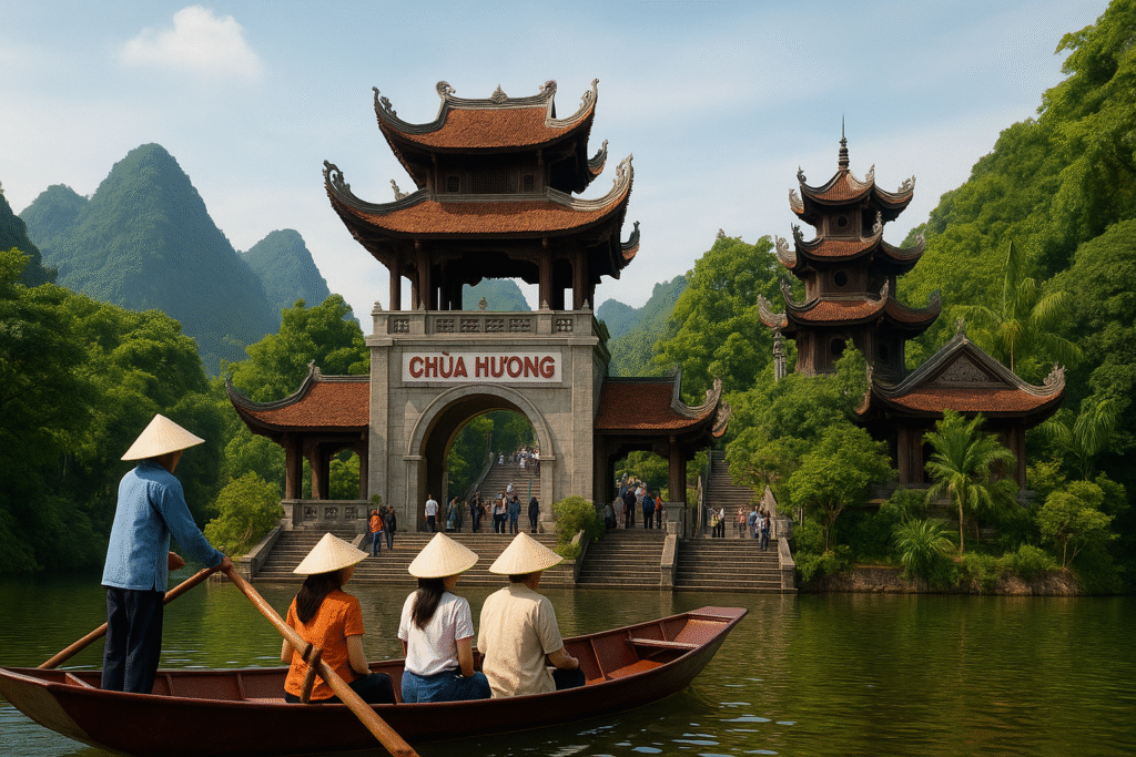 Chùa Hương nơi sông nước núi non hữu tình, địa điểm phù hợp để vãn cảnh đầu xuân