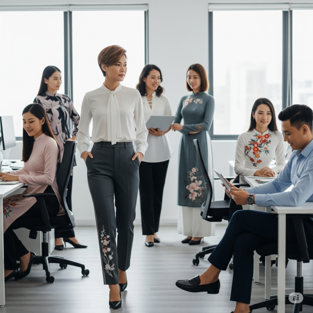 Xu hướng đồng phục công sở 2025