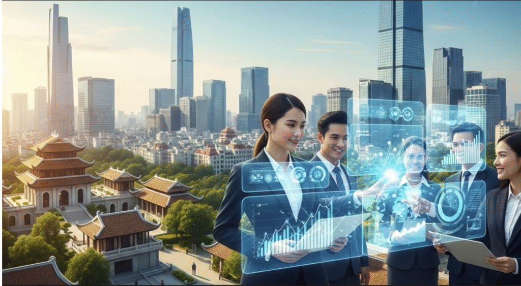 Quang cảnh thành phố Hồ Chí Minh hiện đại năm 2025