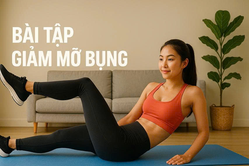 Bài tập giảm mỡ bụng 2025